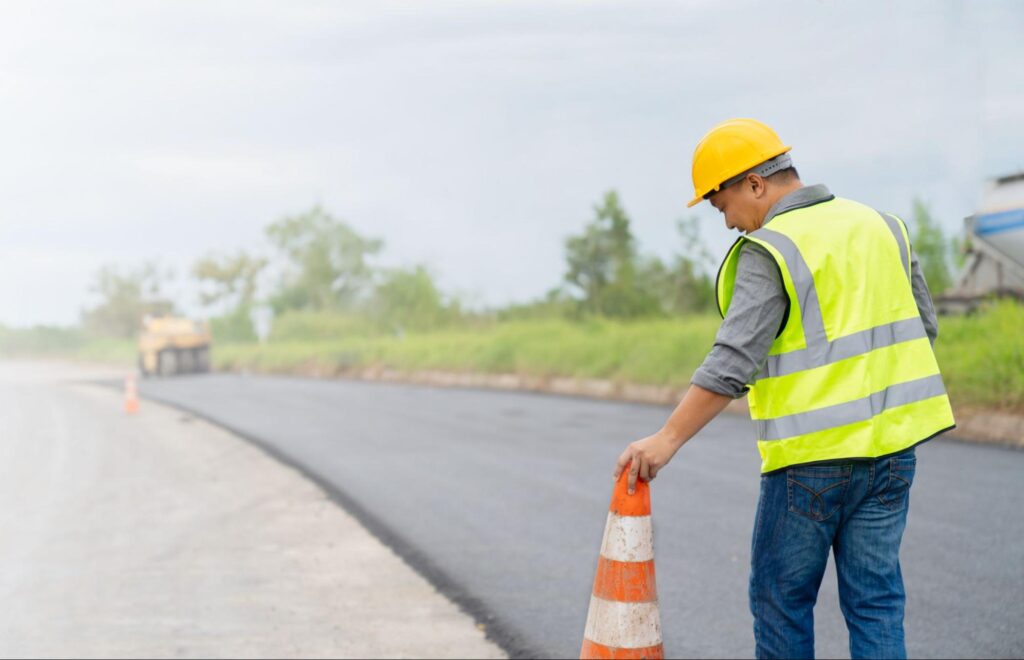 Construction worker working, highlighting the importance of flexible accommodation packages for crews.