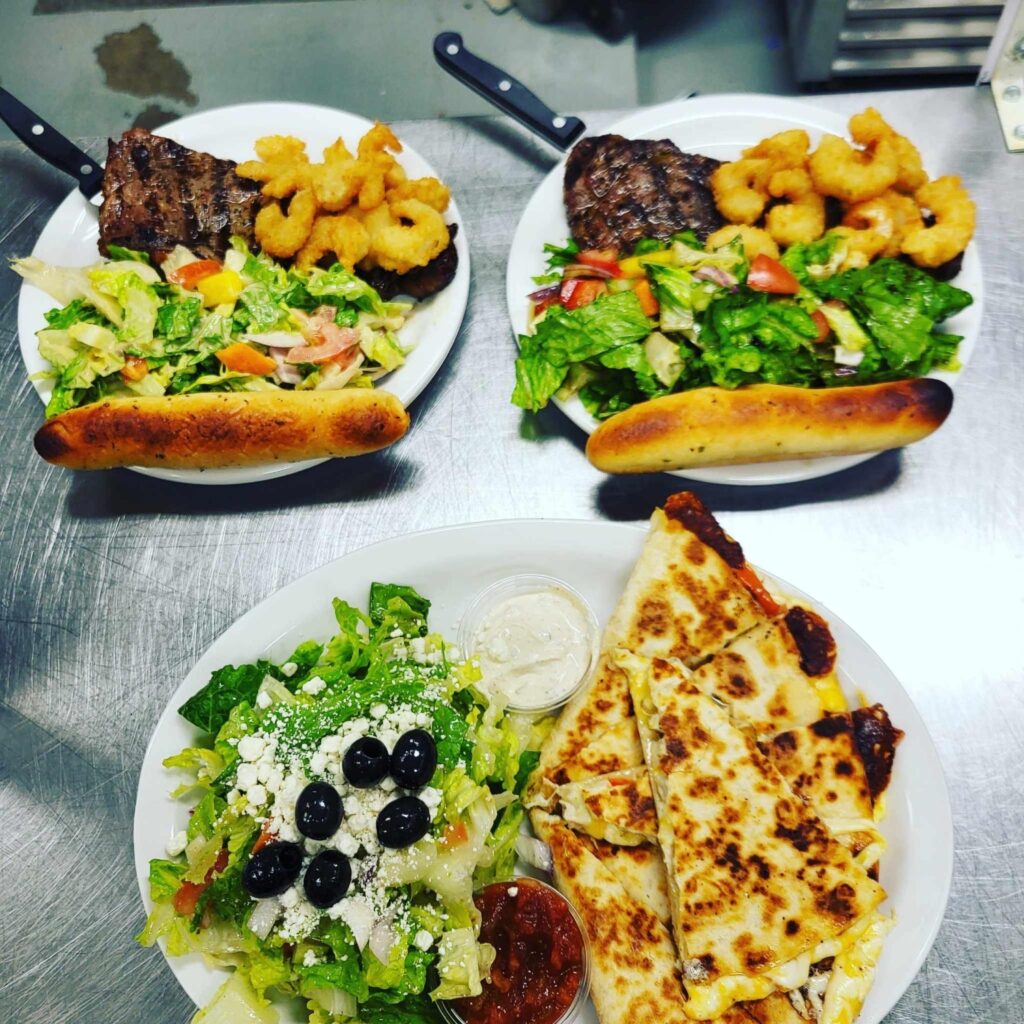 Sample meal served as part of an all-inclusive package at a top-rated Manitoba lodge