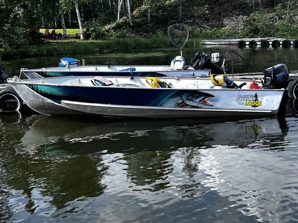 Boats on the lake during Canadian Fishing Trips adventure