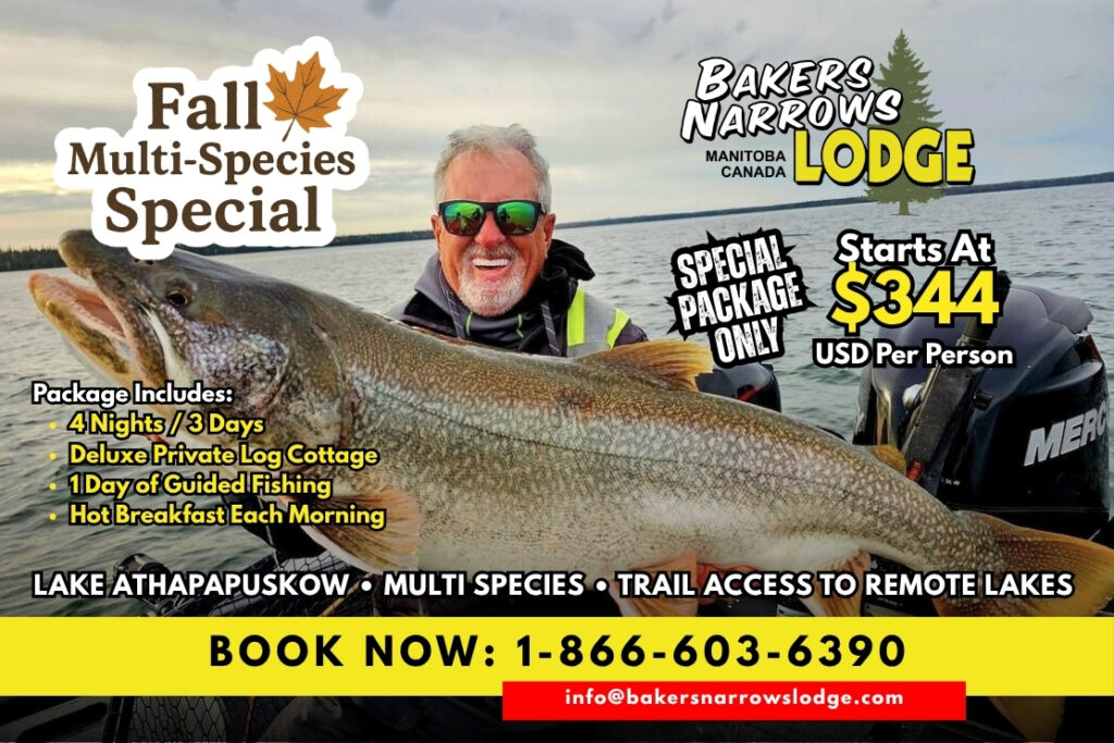 Fall Fishing Special Package at Bakers Narrows Lodge