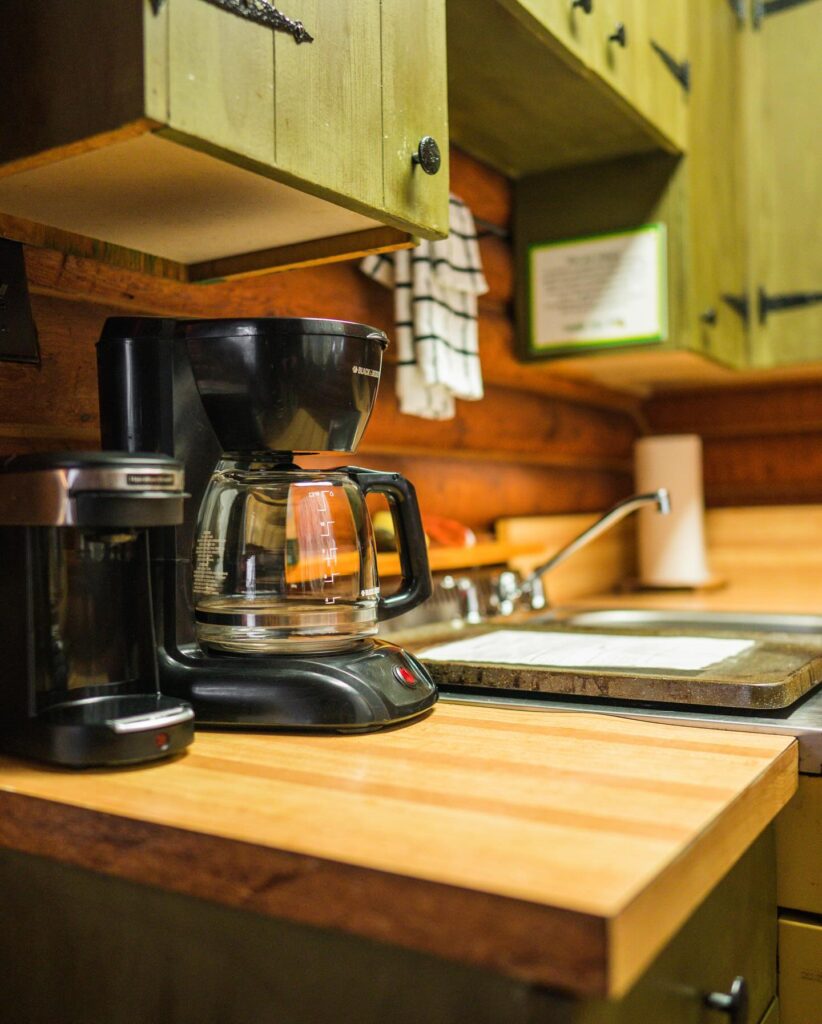 Bakers Narrows Cabins have fully stocked kitchens ensuring you have all the comforts of home including your morning coffee