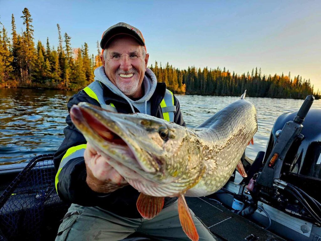 Fall fishing in Northern Manitoba trophy catch