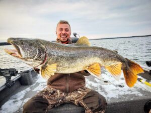 Fall Fishing Trophy Lake Trout Caught at Bakers Narrows Lodge