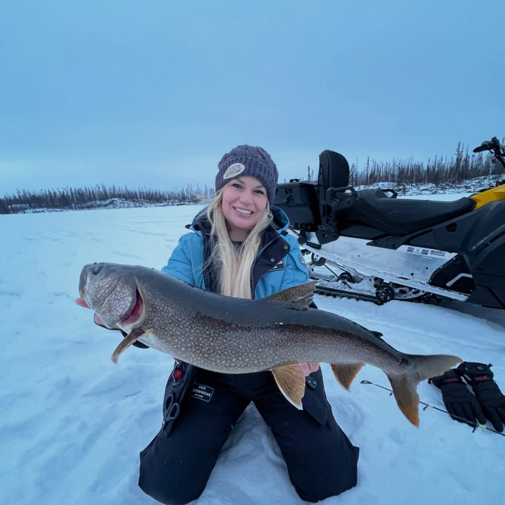 Ice Fishing Lake trout